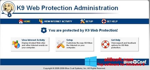 Snimak zaslona K9 Web Protection Windows 8