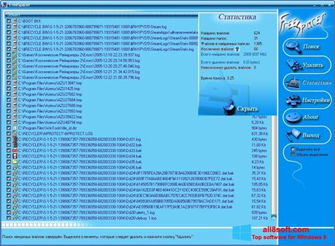 Snimak zaslona FreeSpacer Windows 8
