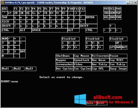 Snimak zaslona DOSBox Windows 8