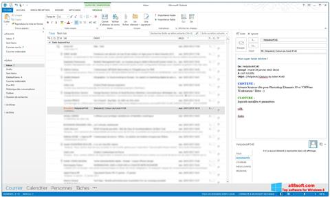 Snimak zaslona Microsoft Outlook Windows 8