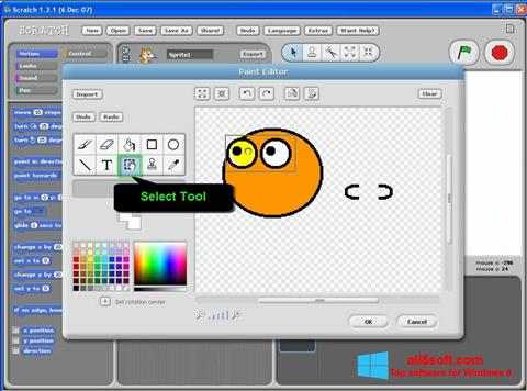 Snimak zaslona Scratch Windows 8