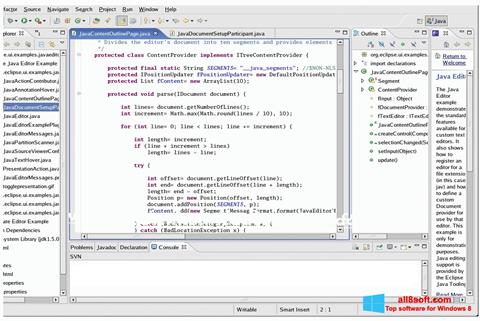 Snimak zaslona Java Development Kit Windows 8