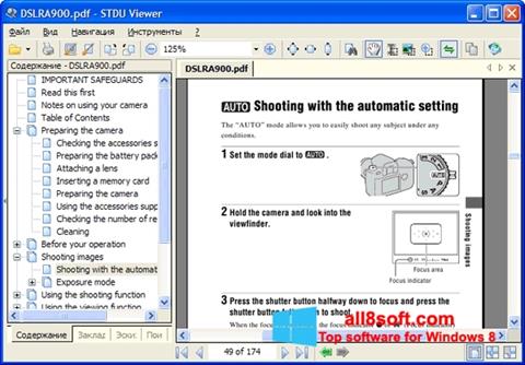Snimak zaslona STDU Viewer Windows 8