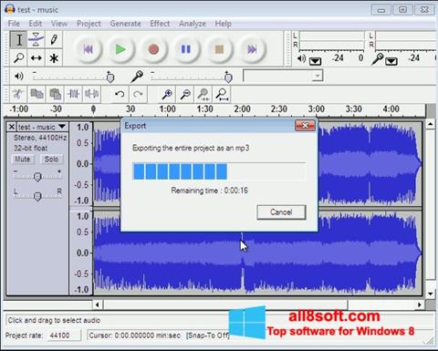 Snimak zaslona Lame MP3 Encoder Windows 8