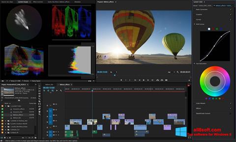 Snimak zaslona Adobe Premiere Pro Windows 8