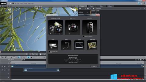 Snimak zaslona MAGIX Movie Edit Pro Windows 8