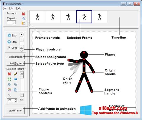Snimak zaslona Pivot Animator Windows 8