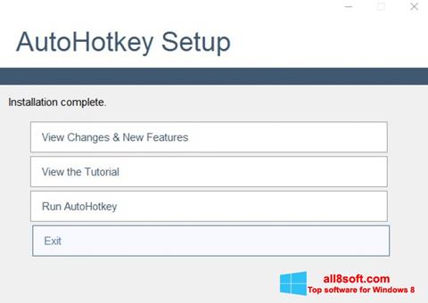 Snimak zaslona AutoHotkey Windows 8