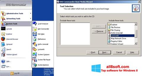 Snimak zaslona ERD Commander Windows 8
