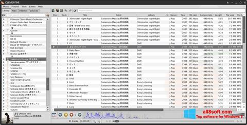Snimak zaslona Clementine Windows 8