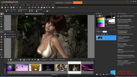 Snimak zaslona PaintShop Pro Windows 8