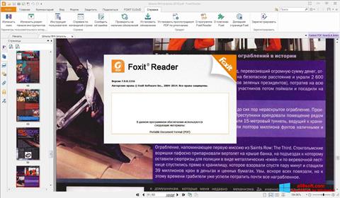Snimak zaslona Foxit Reader Windows 8