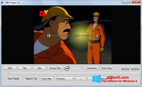 Snimak zaslona MKV Player Windows 8