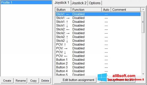 Snimak zaslona JoyToKey Windows 8