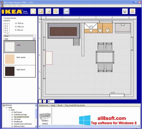 Snimak zaslona IKEA Home Planner Windows 8