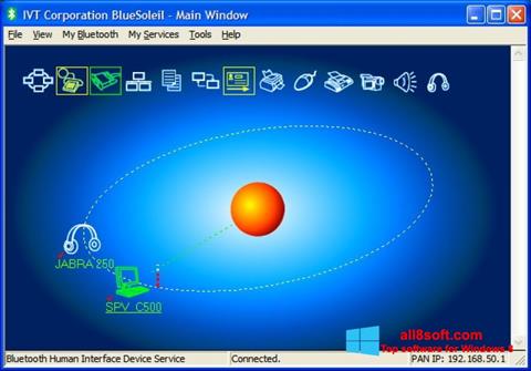 Snimak zaslona BlueSoleil Windows 8