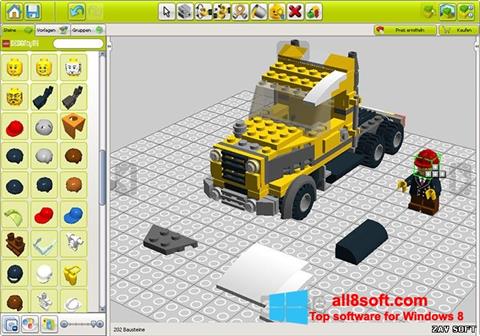 Snimak zaslona LEGO Digital Designer Windows 8