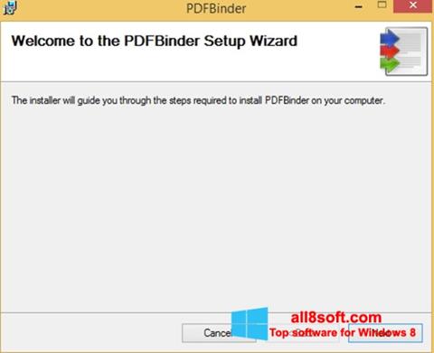Snimak zaslona PDFBinder Windows 8