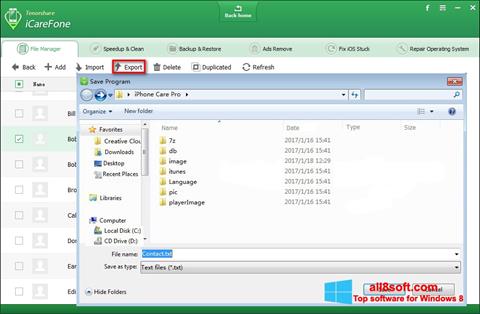 Snimak zaslona KeepSafe Windows 8